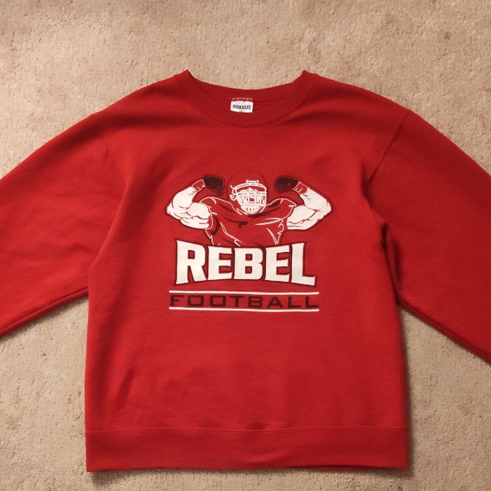 rebels Red Football Sweater